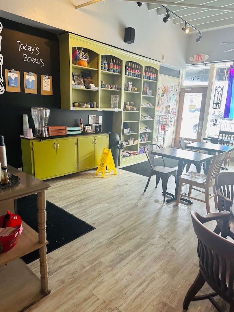 Interior of Monon Coffee Company, specialty coffee shop in Indianapolis