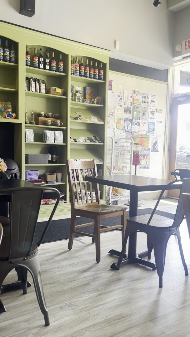 Interior of Monon Coffee Company, specialty coffee shop in Indianapolis