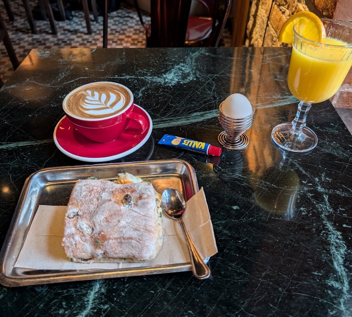 Coffee at Mellqvist Café & Bar, specialty coffee shop in Stockholm