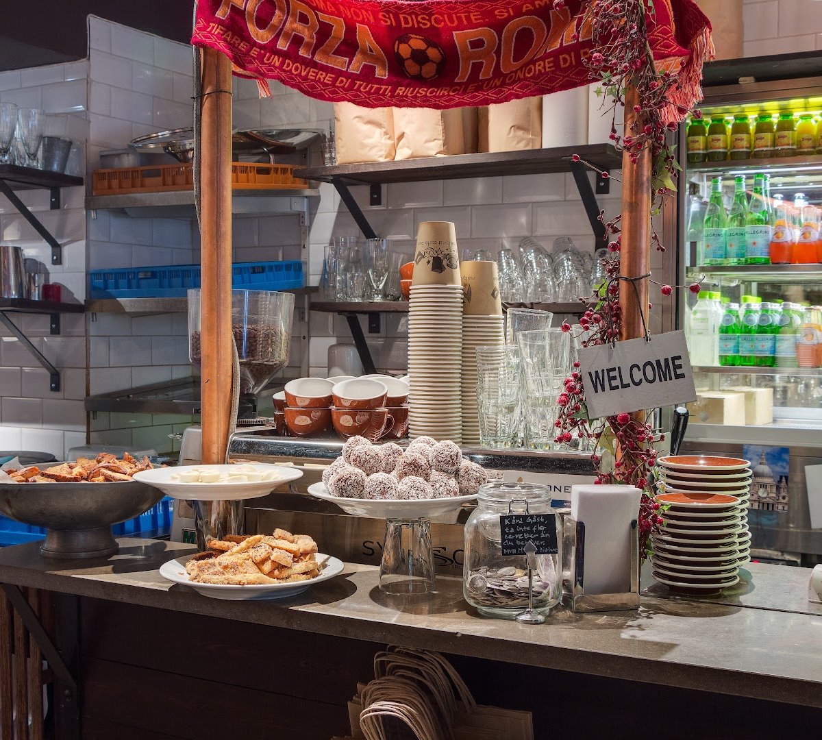 Interior of Mellqvist Café & Bar, specialty coffee shop in Stockholm