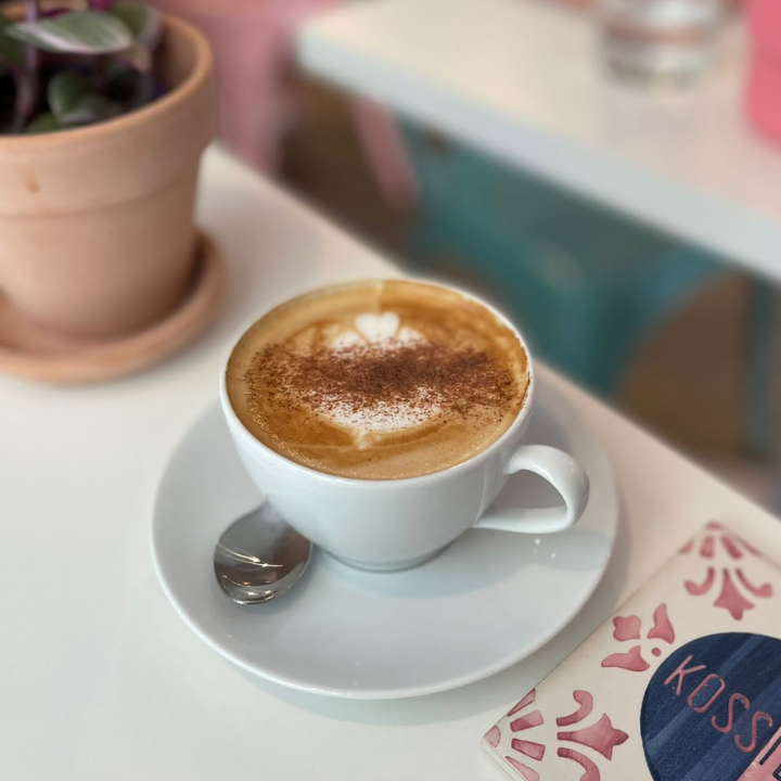 Coffee at Kossies Cafe - Mouraria, specialty coffee shop in Lisbon
