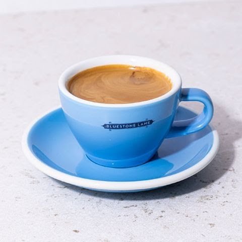 Coffee at Bluestone Lane Arch Street Coffee Shop, specialty coffee shop in Philadelphia