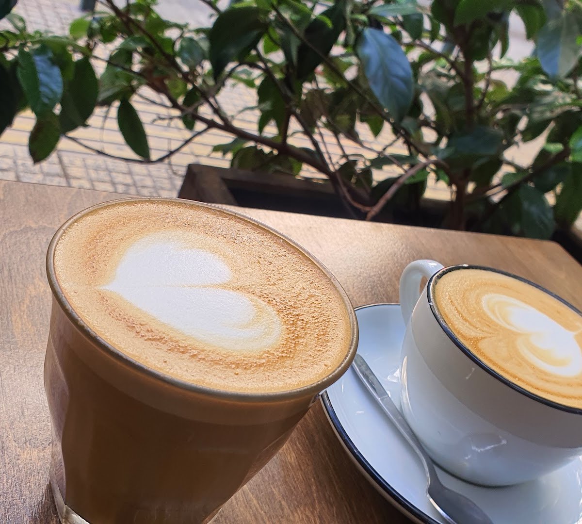 Coffee at Mind The Cup, specialty coffee shop in Athens