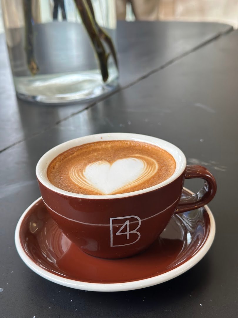 Coffee at FourB, specialty coffee shop in Seoul