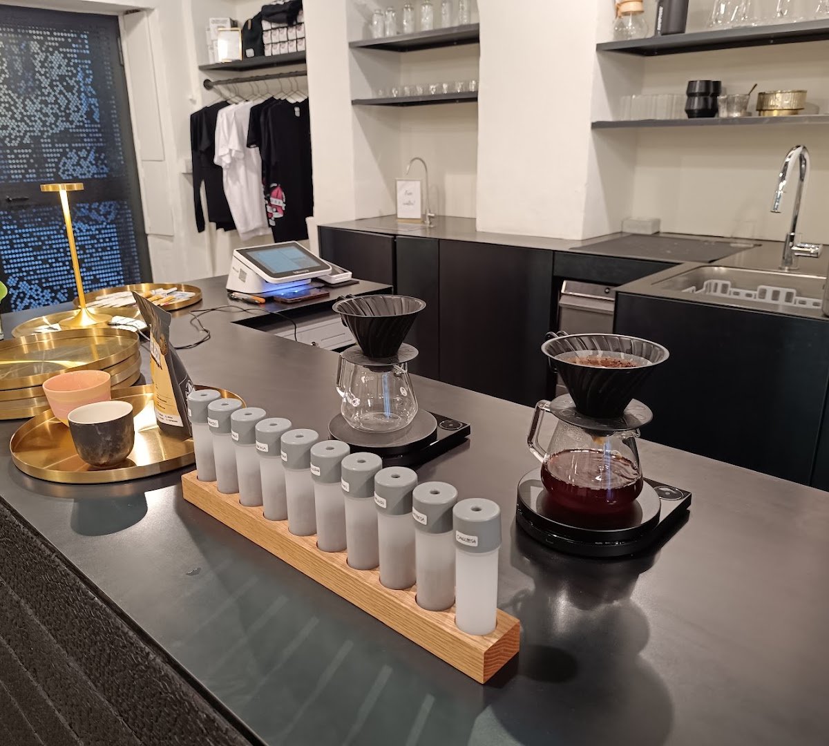Interior of Bugan Coffee Lab - Via Vigevano - Milano, specialty coffee shop in Milan