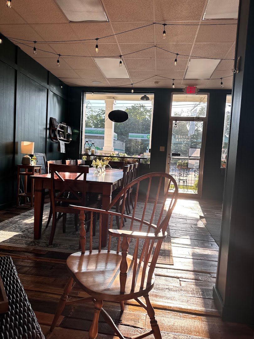 Interior of The Local Press Coffee, specialty coffee shop in Louisville