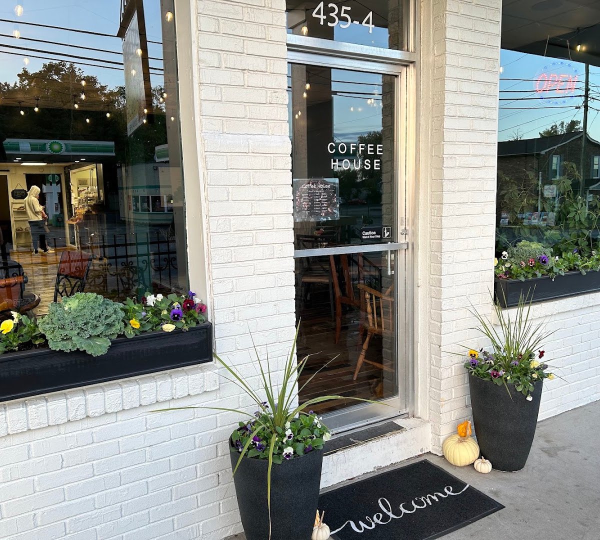 Storefront of The Local Press Coffee, specialty coffee shop in Louisville