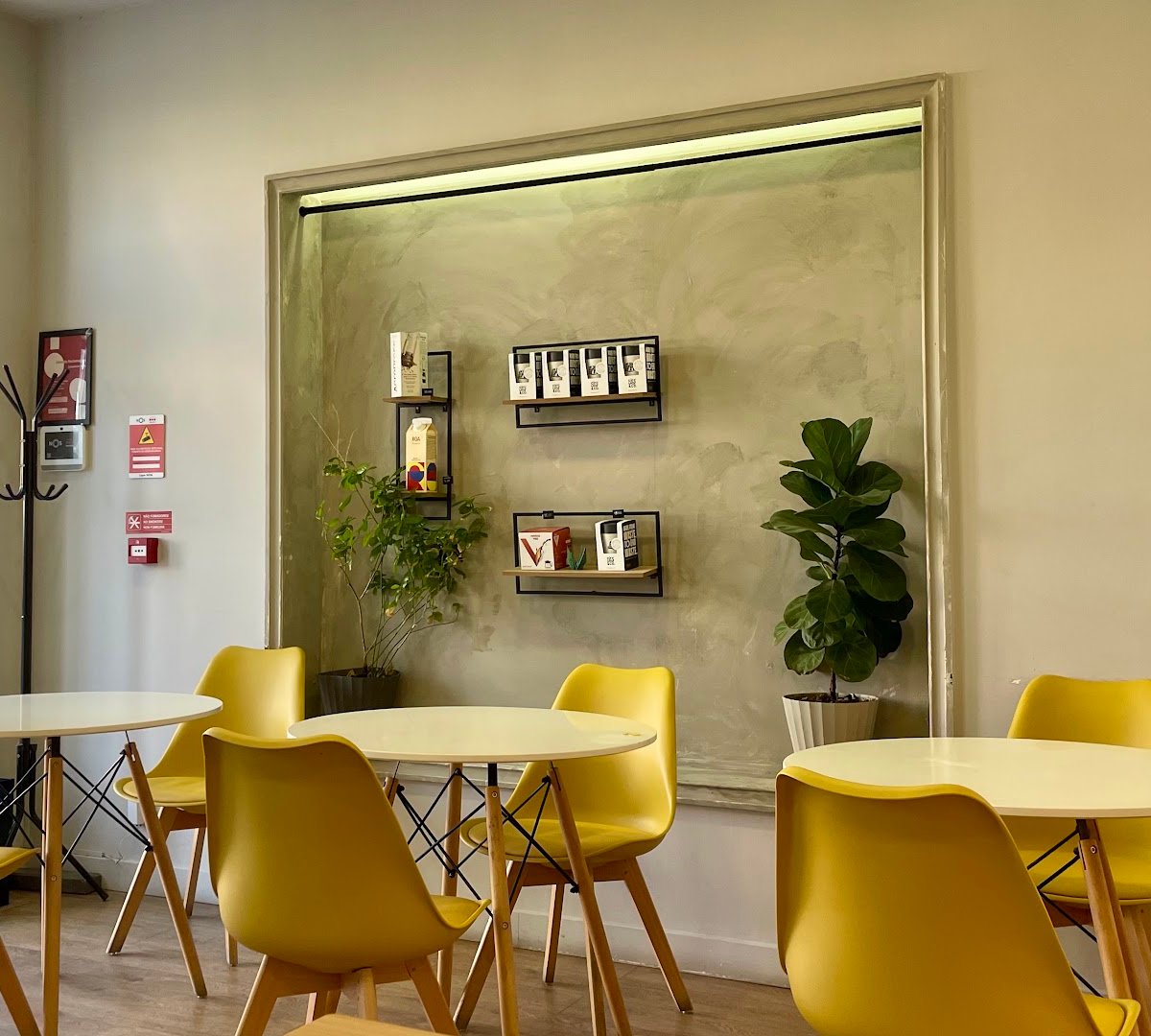 Interior of How About Coffee | Speciality Coffee & Co-Working, specialty coffee shop in Lisbon