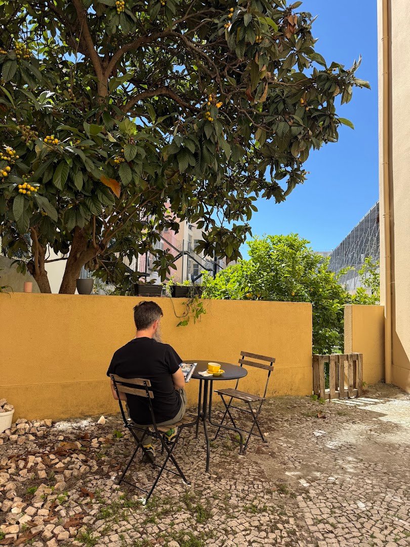 Storefront of How About Coffee | Speciality Coffee & Co-Working, specialty coffee shop in Lisbon