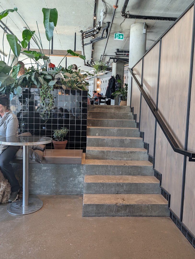 Interior of Café Kujira, specialty coffee shop in Montreal