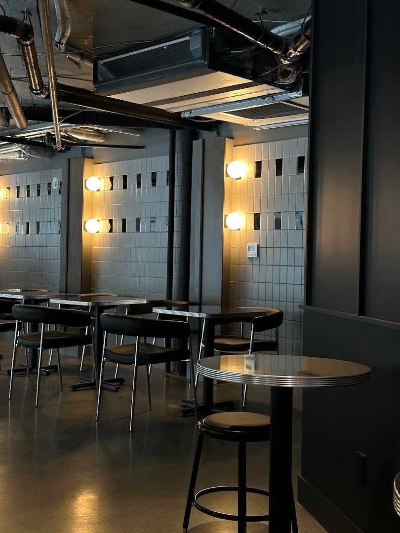 Interior of Café Kujira, specialty coffee shop in Montreal