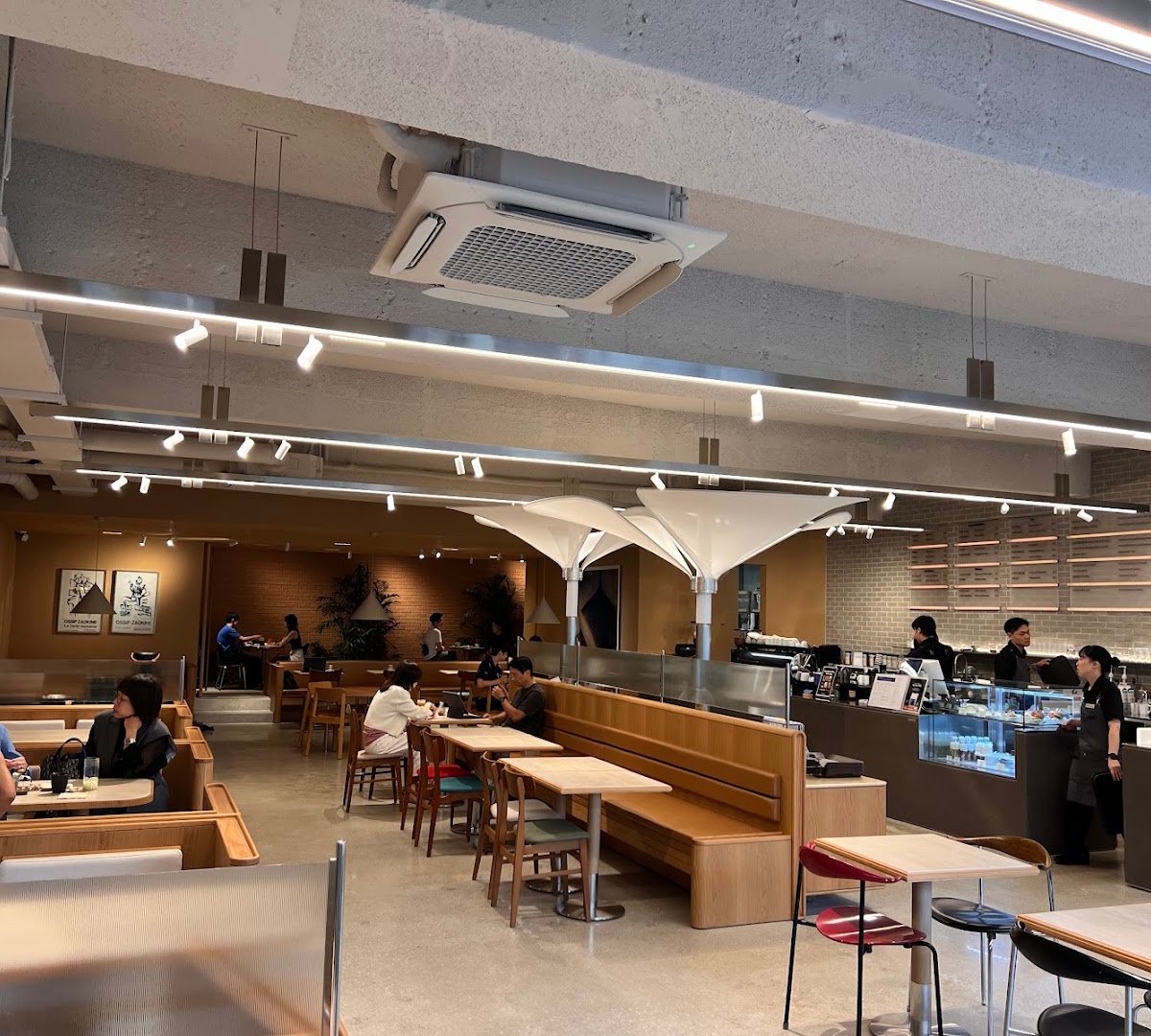 Interior of Lusso Barista Lab, Cheongdam, specialty coffee shop in Seoul
