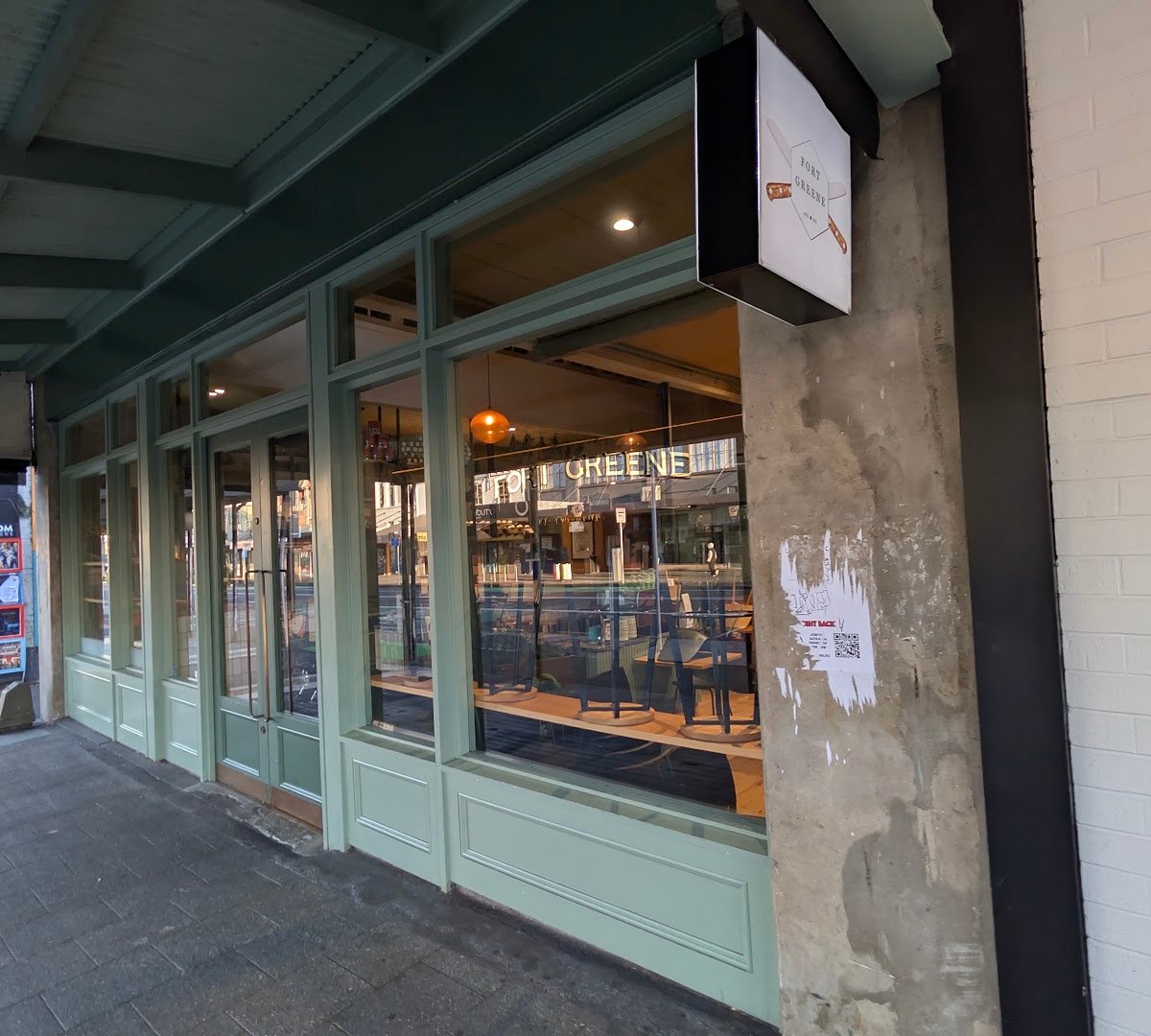 Storefront of Fort Greene, specialty coffee shop in Auckland