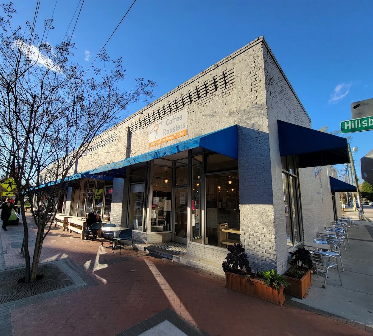 Storefront of Cup A Joe, specialty coffee shop in Raleigh-Durham