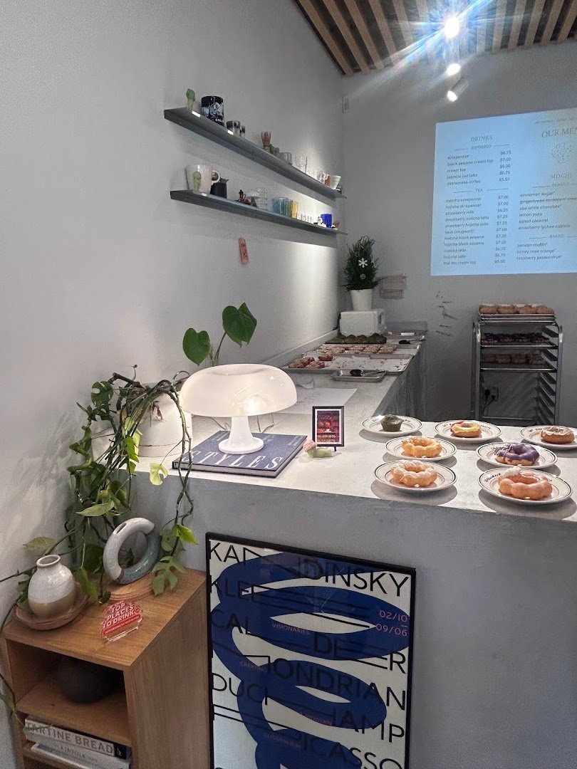 Interior of Kin Bakeshop, specialty coffee shop in Santa Barbara