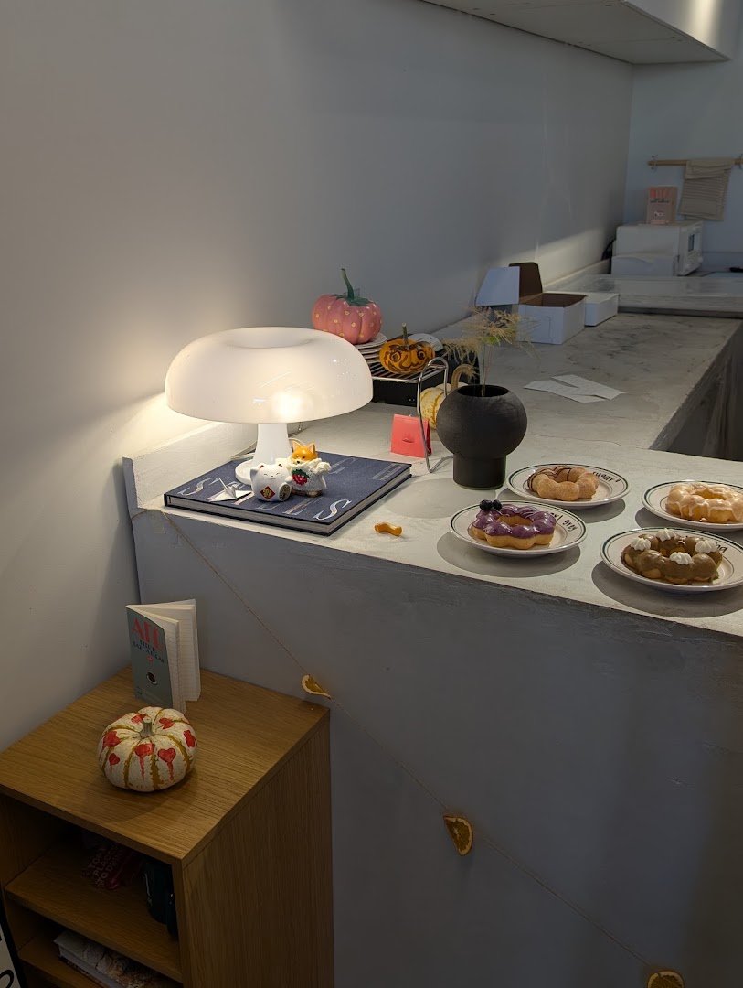 Interior of Kin Bakeshop, specialty coffee shop in Santa Barbara