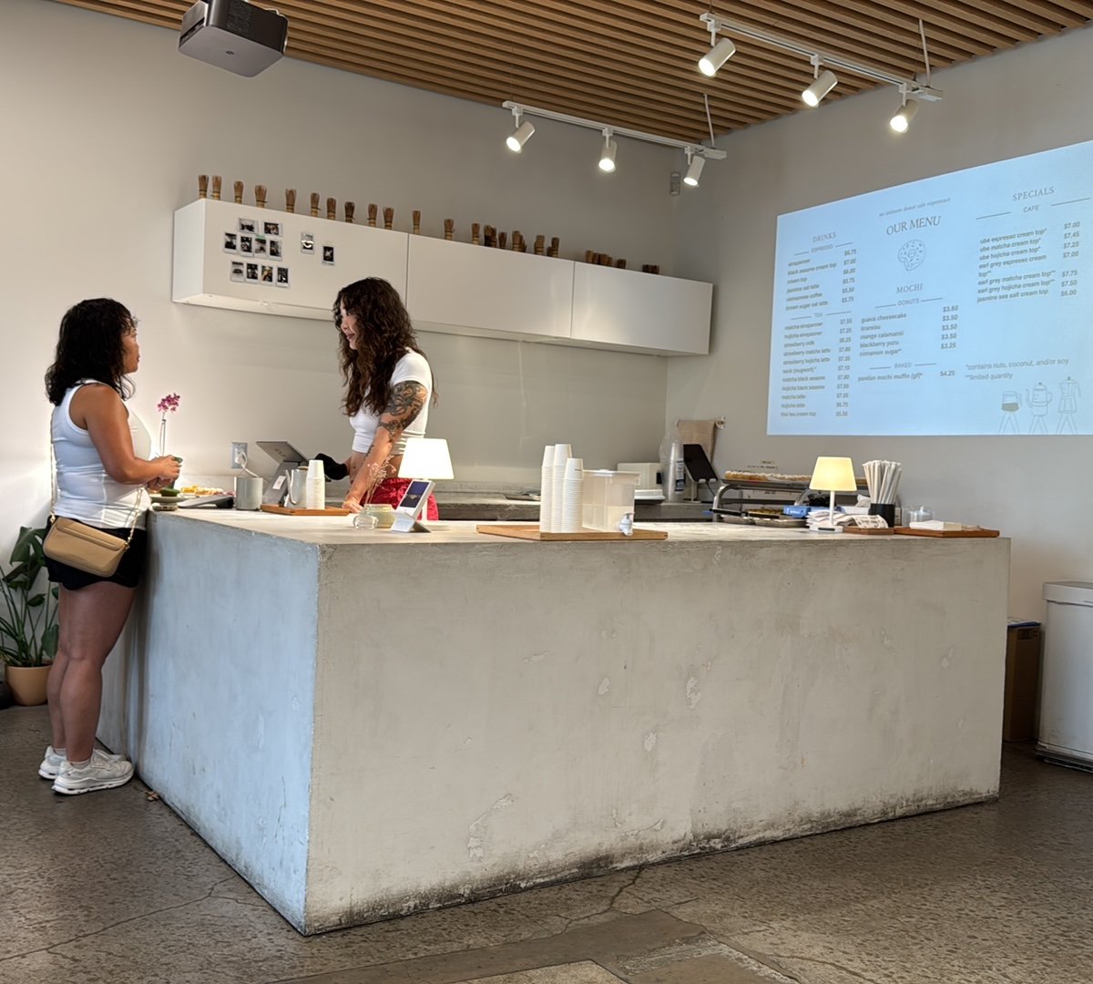 Interior of Kin Bakeshop, specialty coffee shop in Santa Barbara