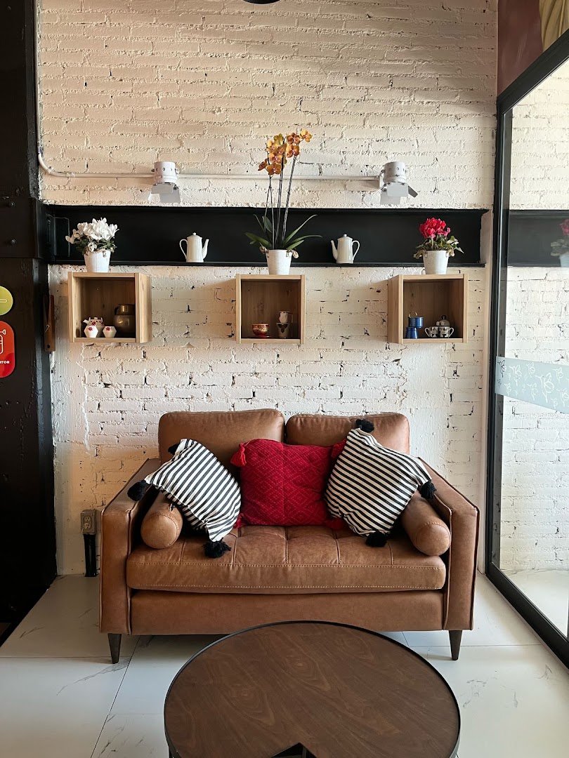 Interior of Padre Café, specialty coffee shop in Mexico City