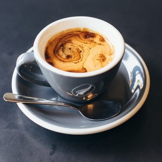 Coffee at Chocolate Fish Coffee Roasters, specialty coffee shop in Sacramento
