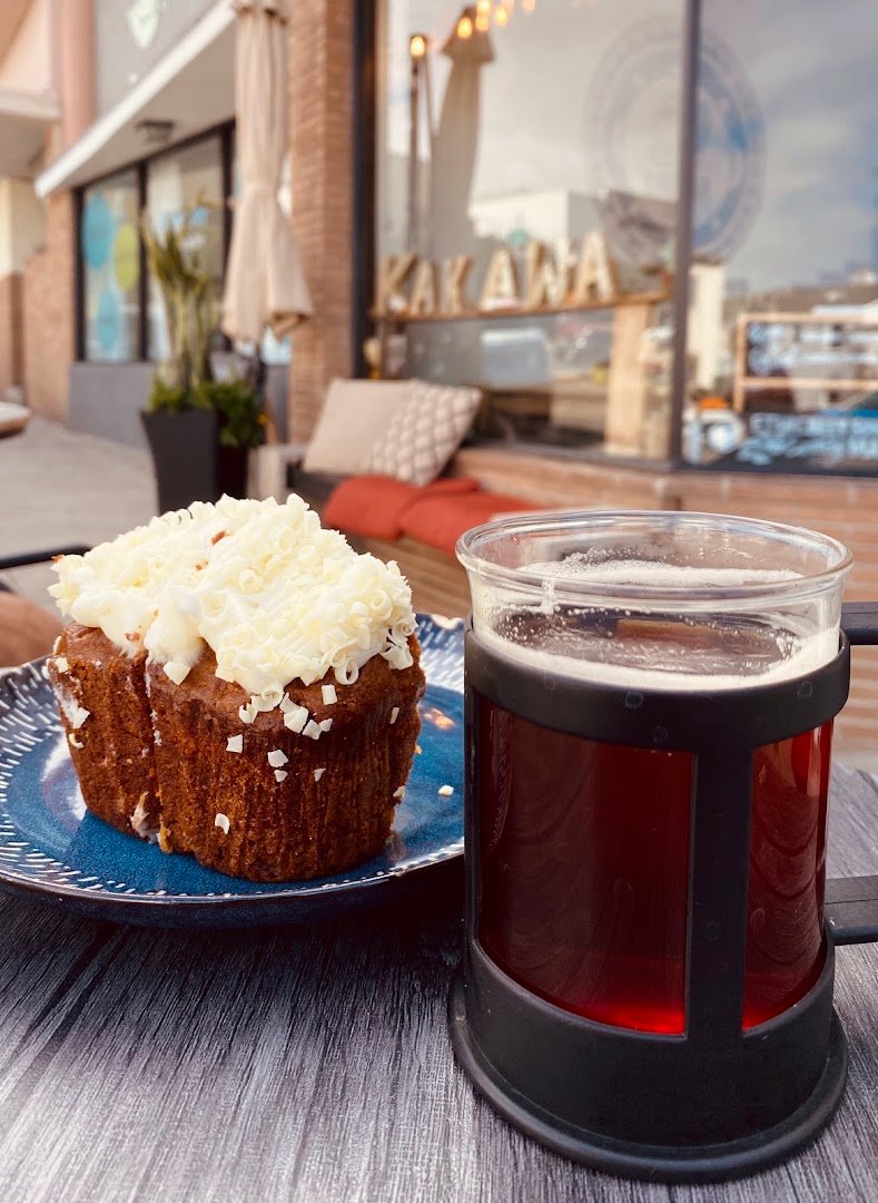 Food at Kakawa Coffee, specialty coffee shop in San Diego