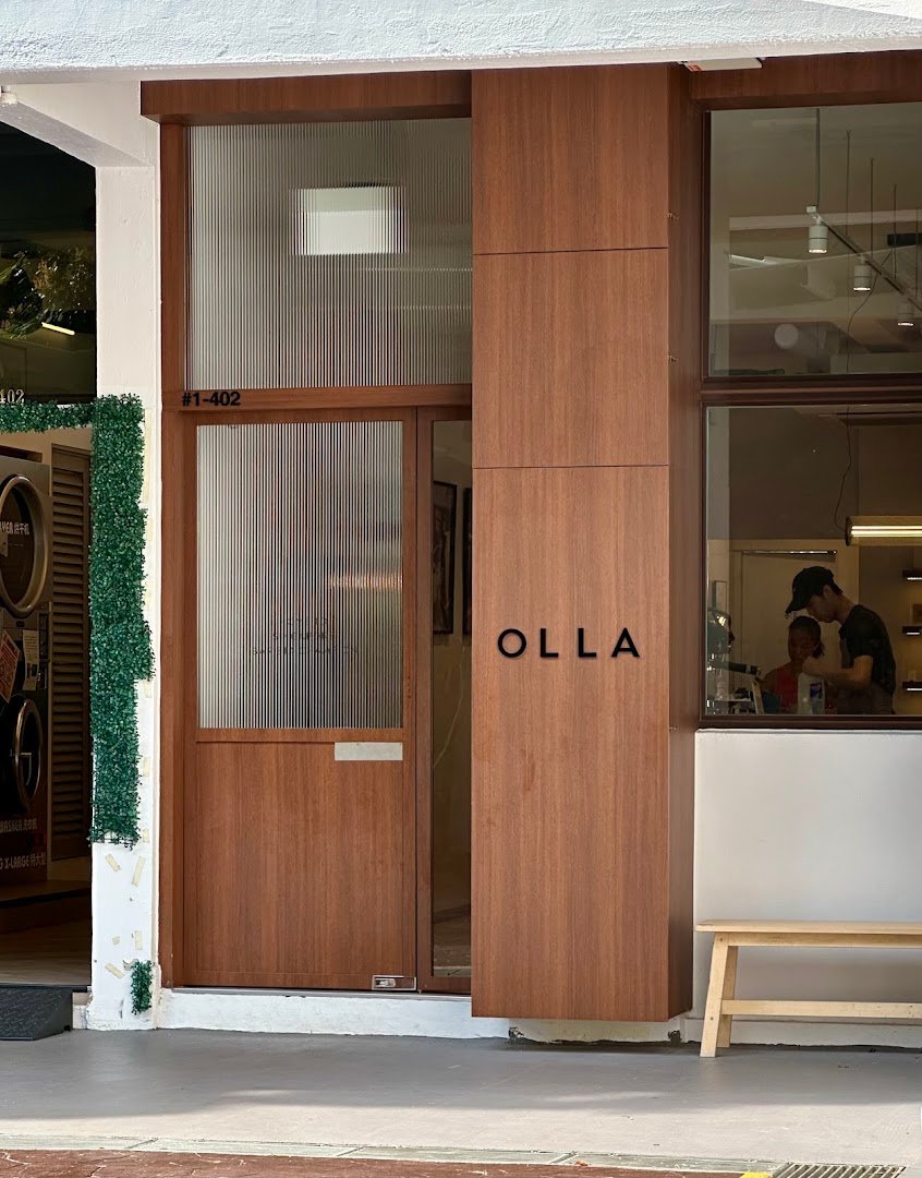 Storefront of OLLA Specialty Coffee (Clementi), specialty coffee shop in Singapore