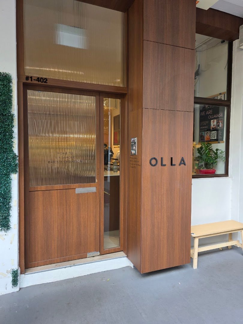 Storefront of OLLA Specialty Coffee (Clementi), specialty coffee shop in Singapore