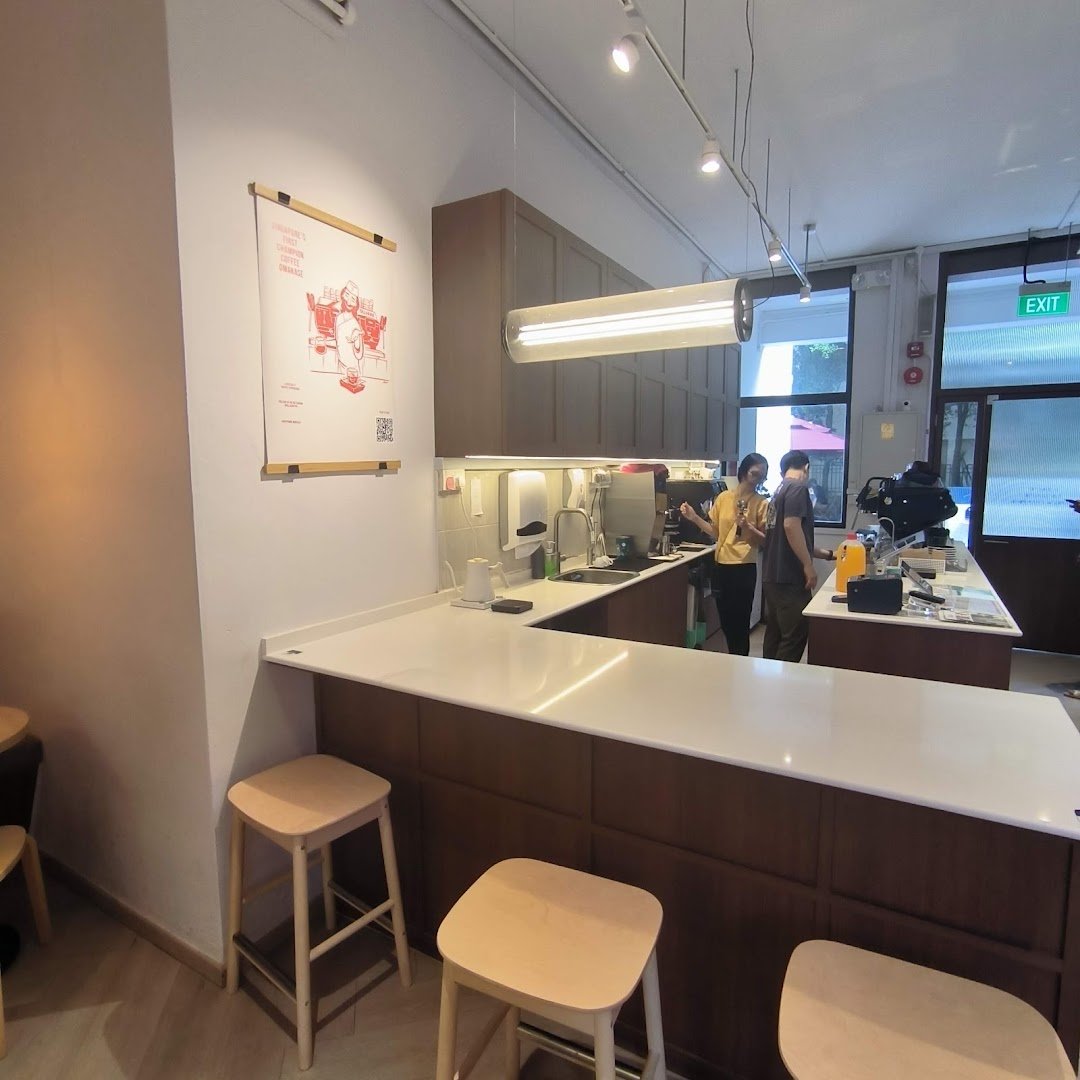 Interior of OLLA Specialty Coffee (Clementi), specialty coffee shop in Singapore