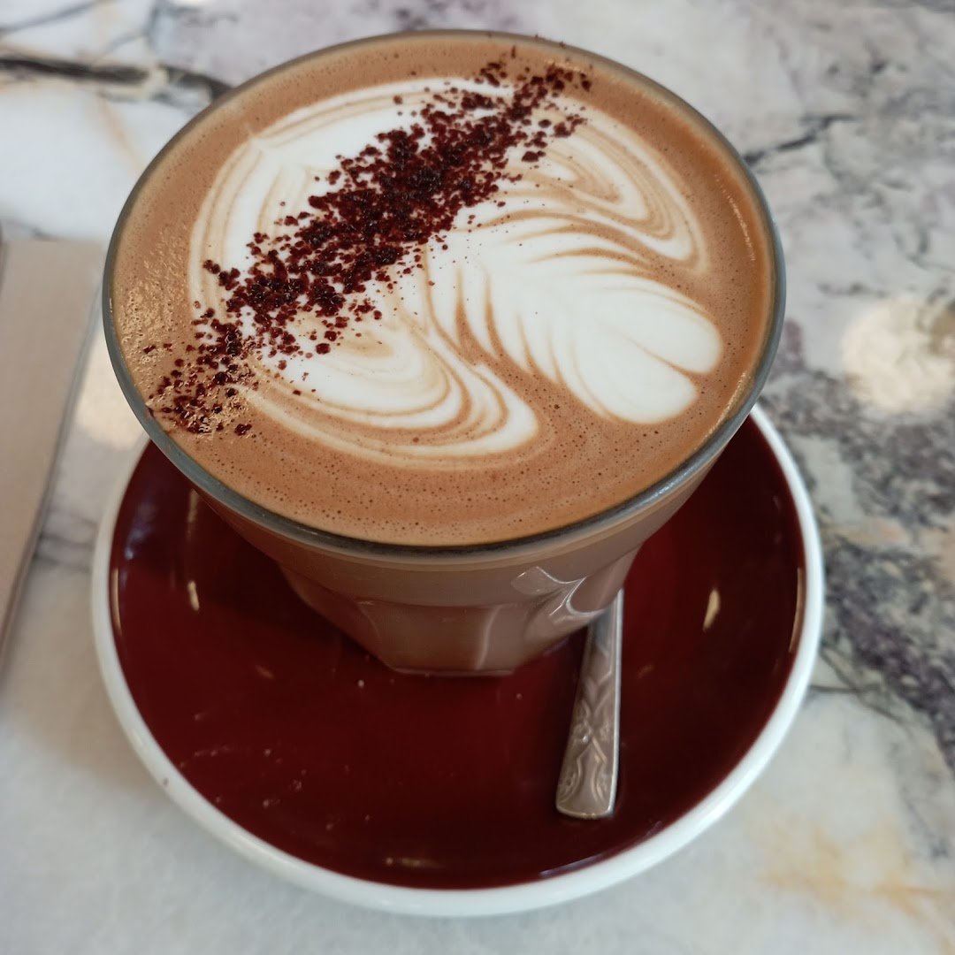 Coffee at Scarecrow Mediterranean Cafe, specialty coffee shop in Auckland