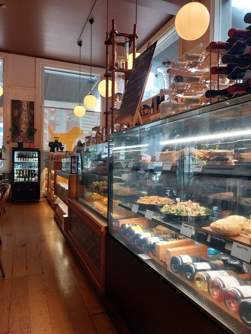 Interior of Scarecrow Mediterranean Cafe, specialty coffee shop in Auckland