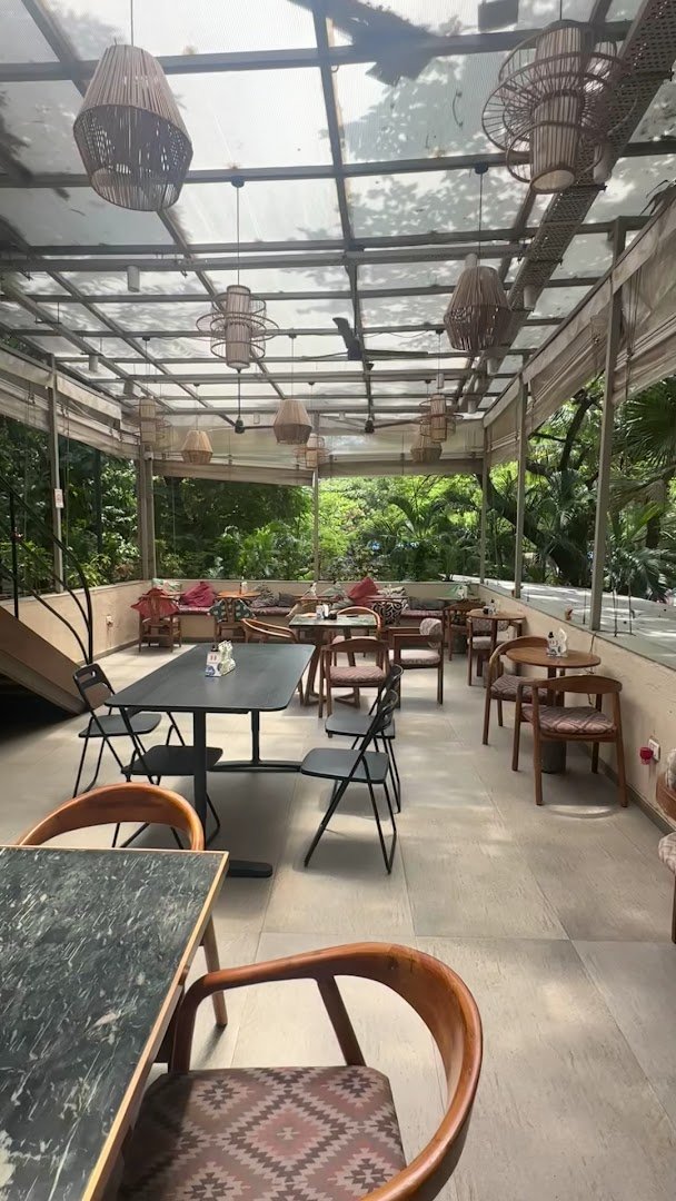 Interior of Silk Road Coffee Company Experience Center, specialty coffee shop in Mumbai