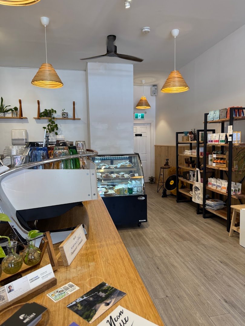 Interior of Ninetails Coffee | Bloor, specialty coffee shop in Toronto
