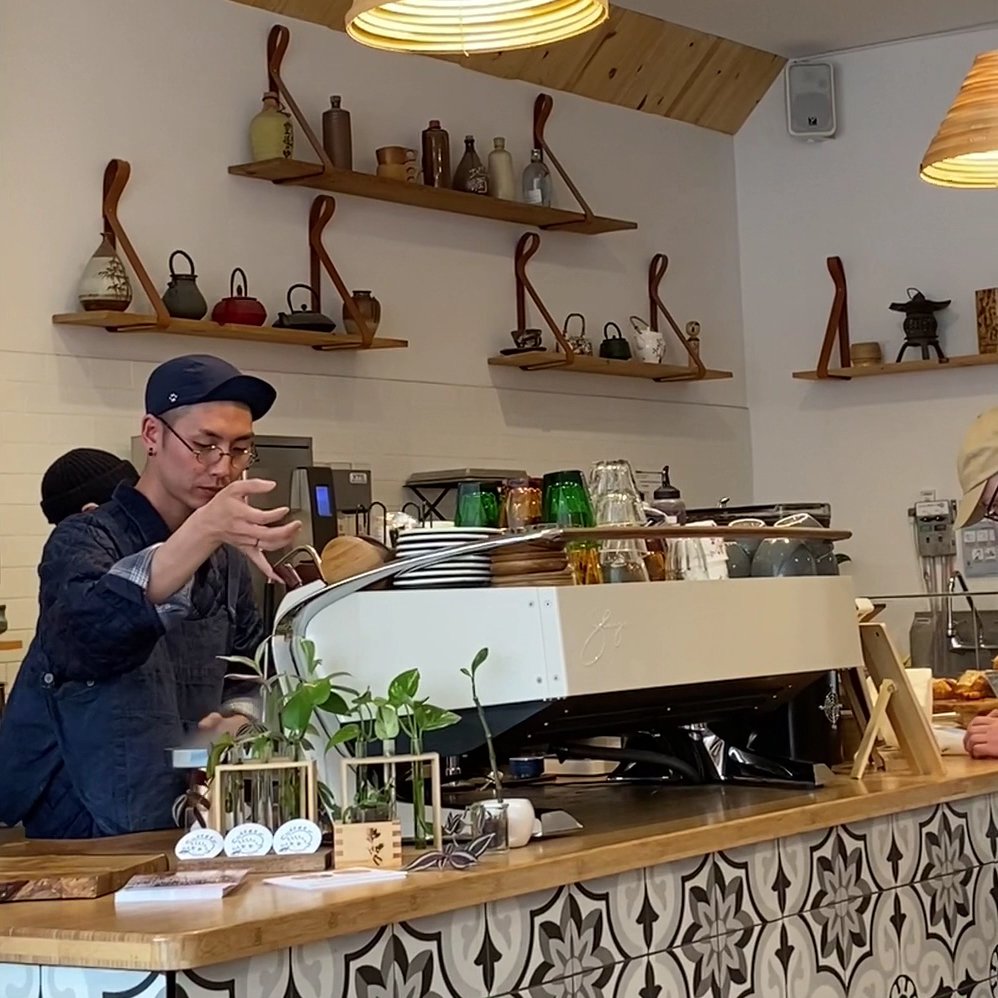 Interior of Ninetails Coffee | Bloor, specialty coffee shop in Toronto