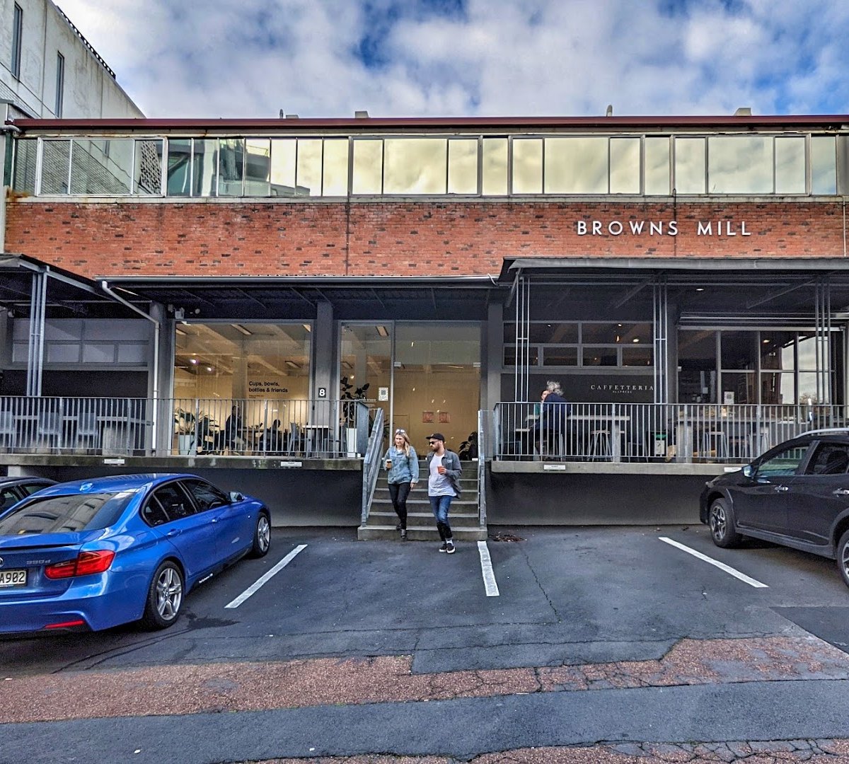 Storefront of Allpress Roastery, specialty coffee shop in Auckland