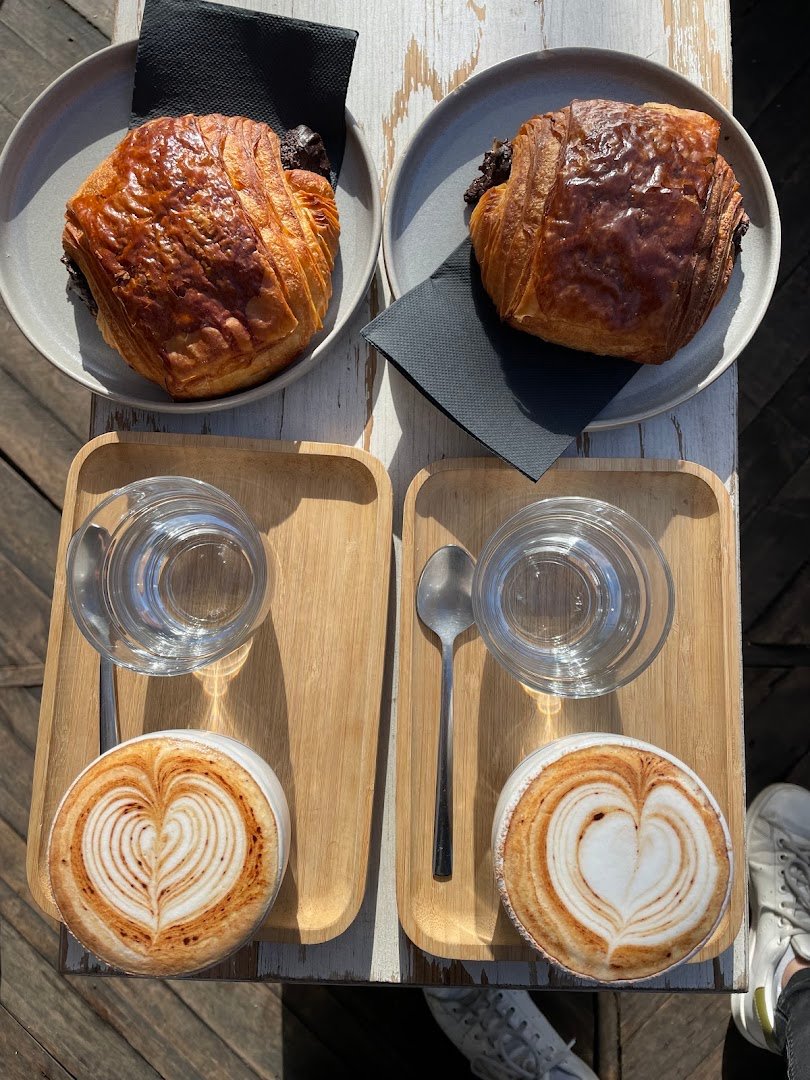 Coffee at Clube Caffeine, specialty coffee shop in Lisbon