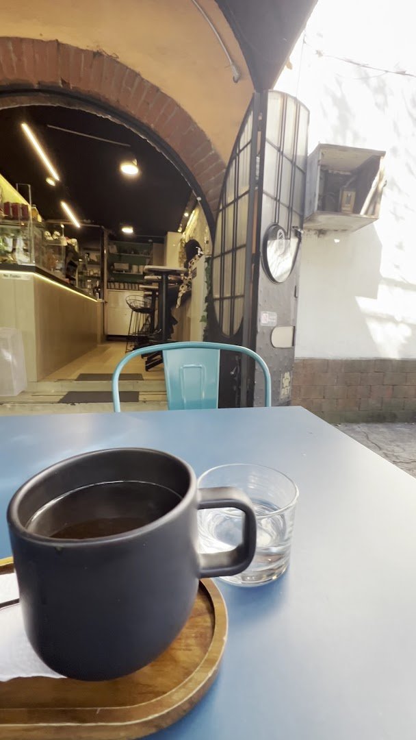 Interior of Barra de Café Esencial, specialty coffee shop in Mexico City