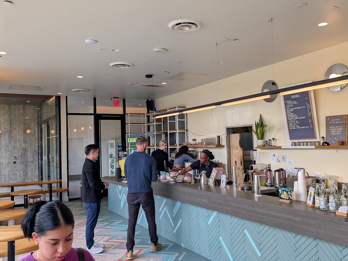Interior of Go Get Em Tiger, specialty coffee shop in Los Angeles