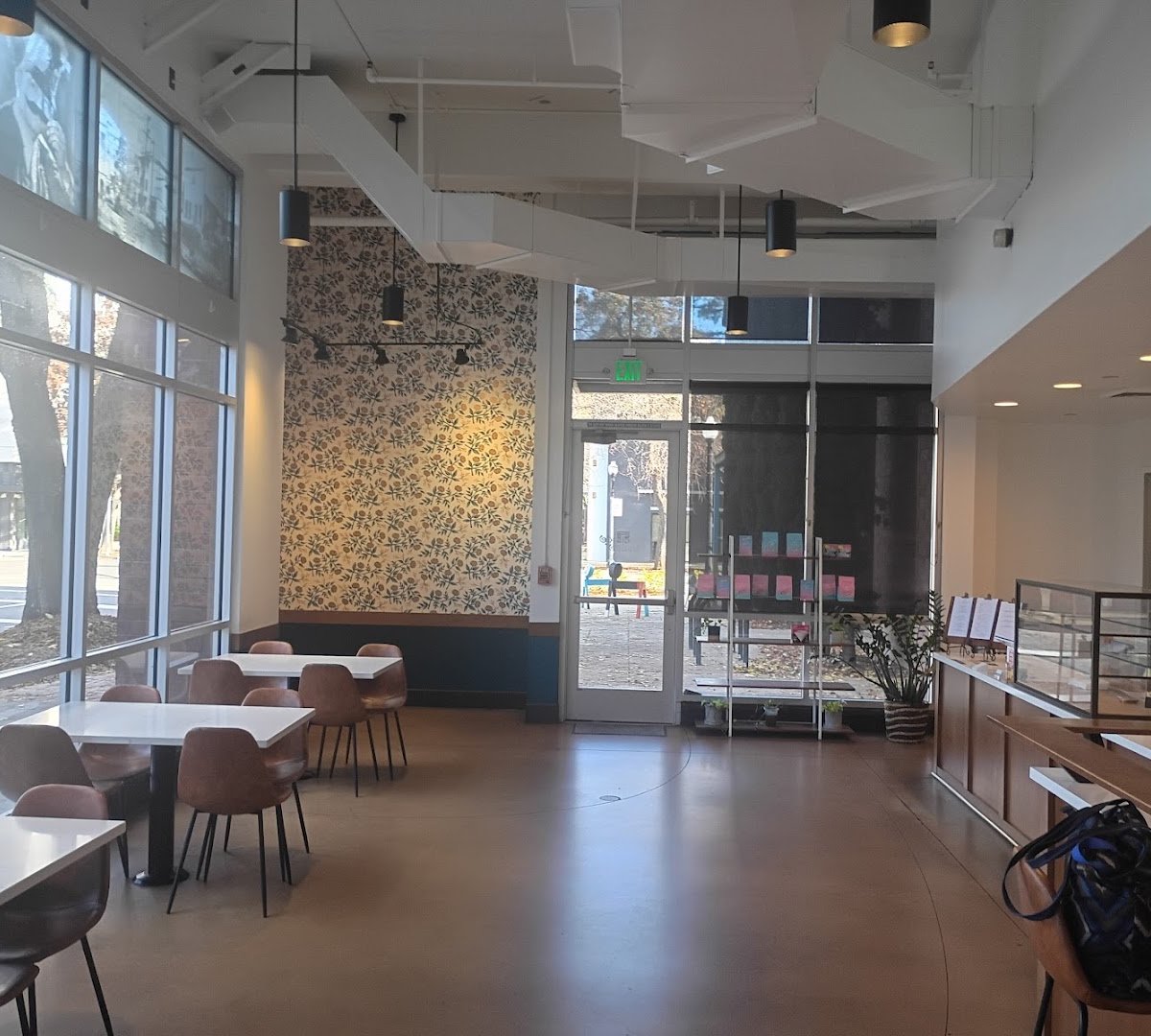 Interior of Goodside Coffee, specialty coffee shop in Sacramento