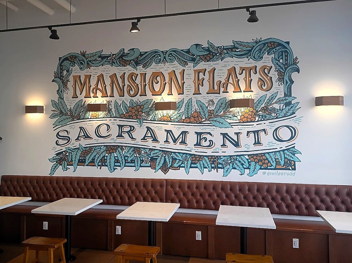Interior of Goodside Coffee, specialty coffee shop in Sacramento