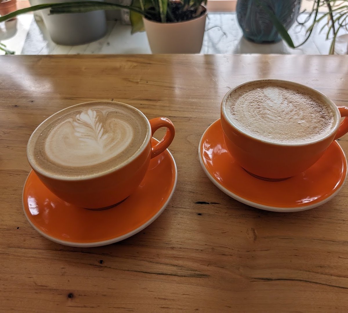 Coffee at Six Shooter Coffee, specialty coffee shop in Cleveland