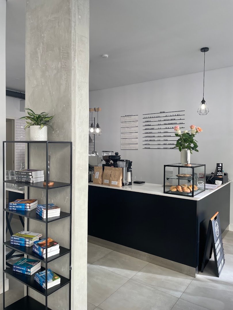 Interior of Café Passaporte, specialty coffee shop in Porto