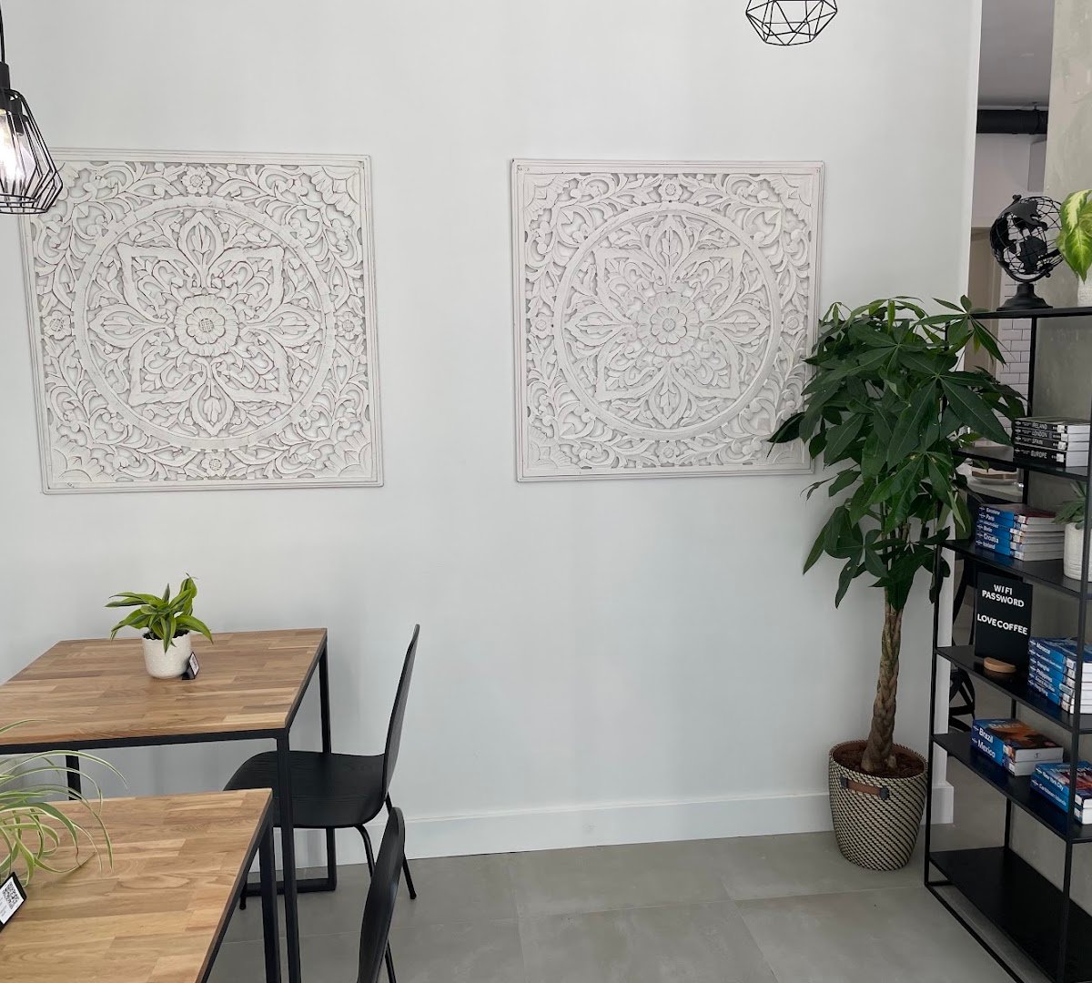 Interior of Café Passaporte, specialty coffee shop in Porto