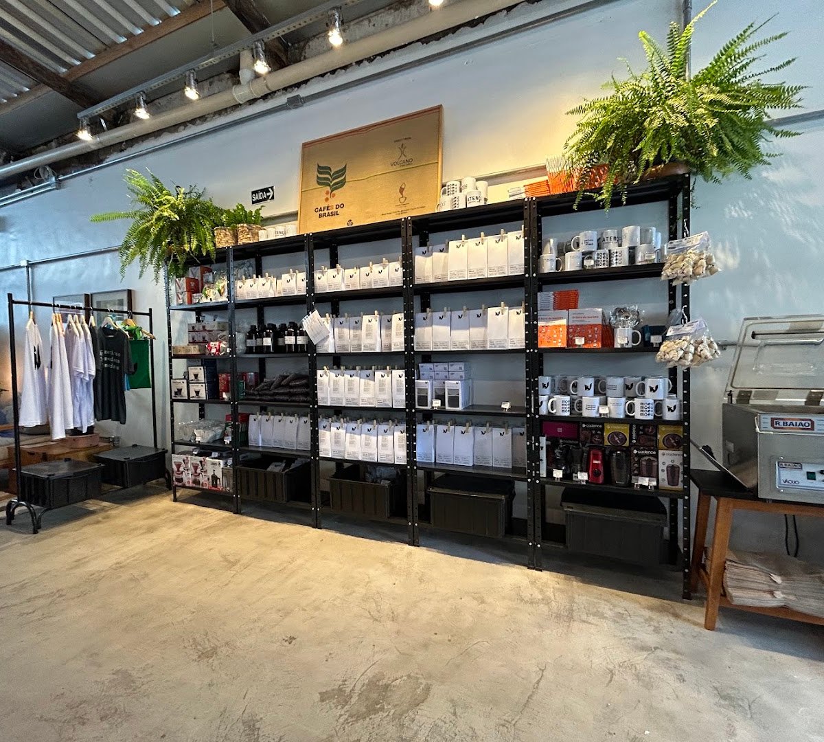 Interior of Coffee Lab 2, specialty coffee shop in São Paulo