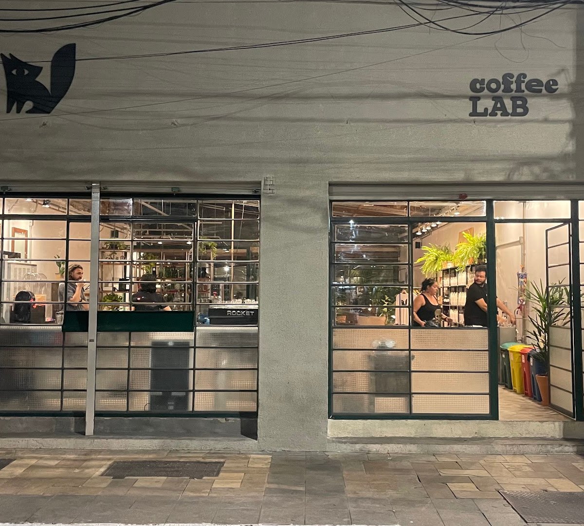 Storefront of Coffee Lab 2, specialty coffee shop in São Paulo