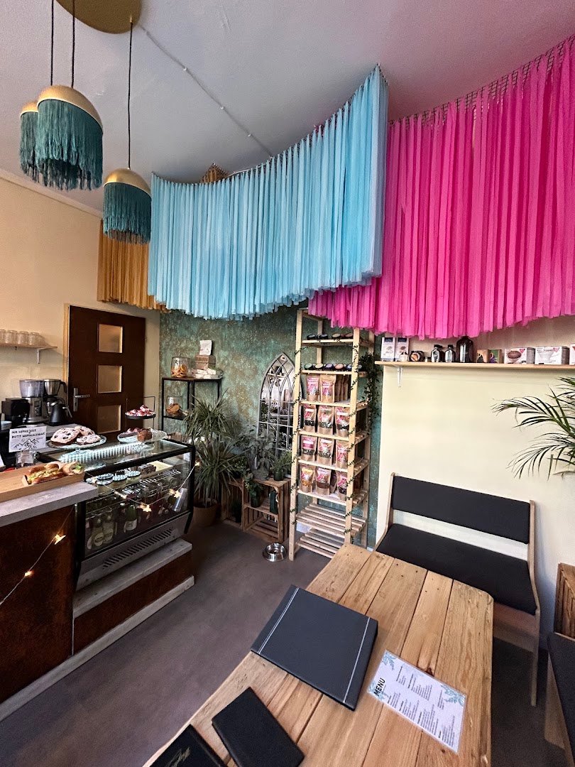 Interior of Cafe Central Solec, specialty coffee shop in Warsaw