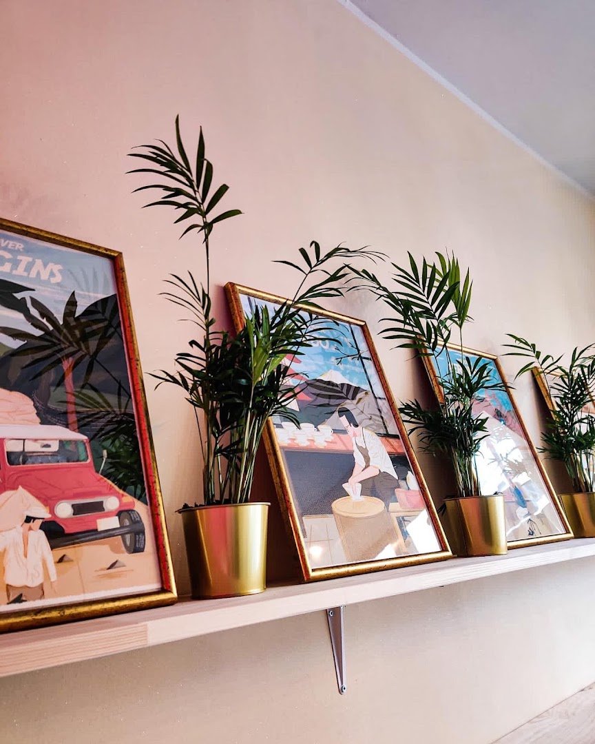 Interior of Cafe Central Solec, specialty coffee shop in Warsaw