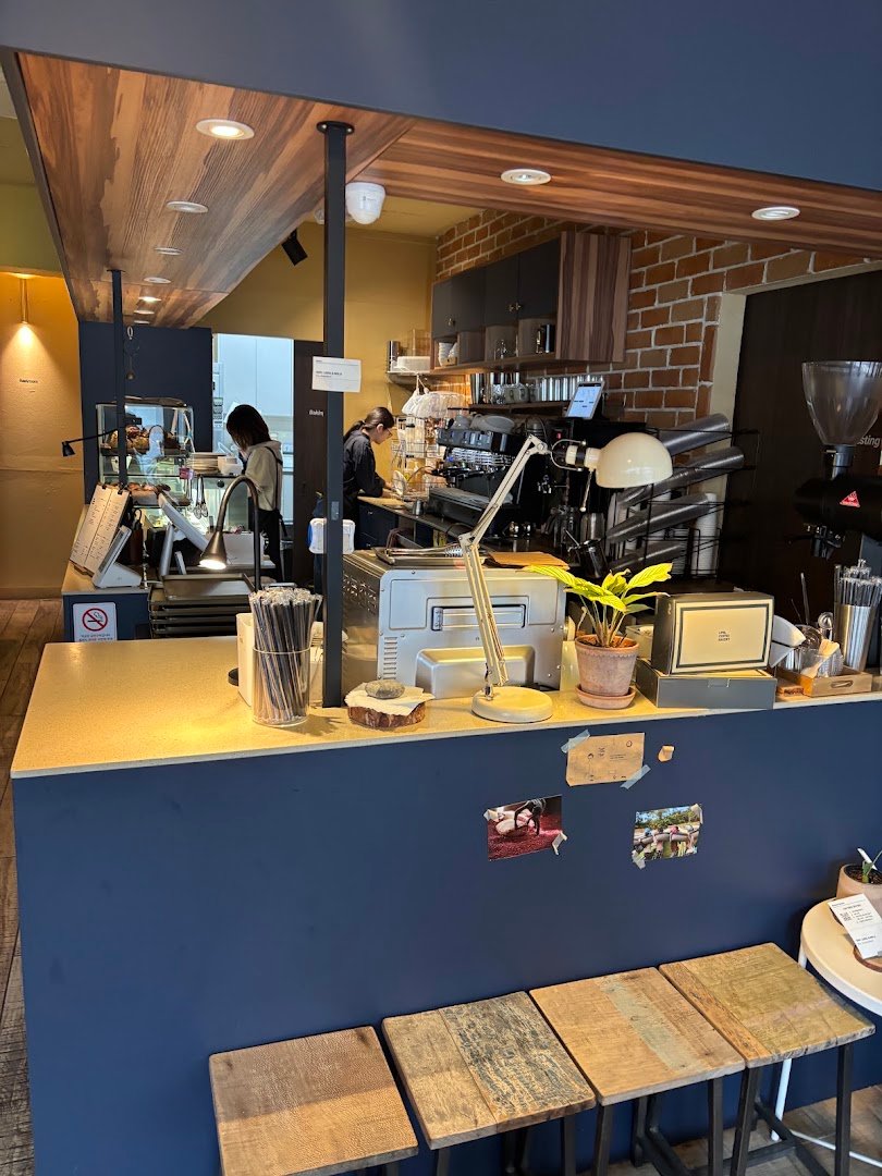 Interior of Limil coffee, specialty coffee shop in Seoul