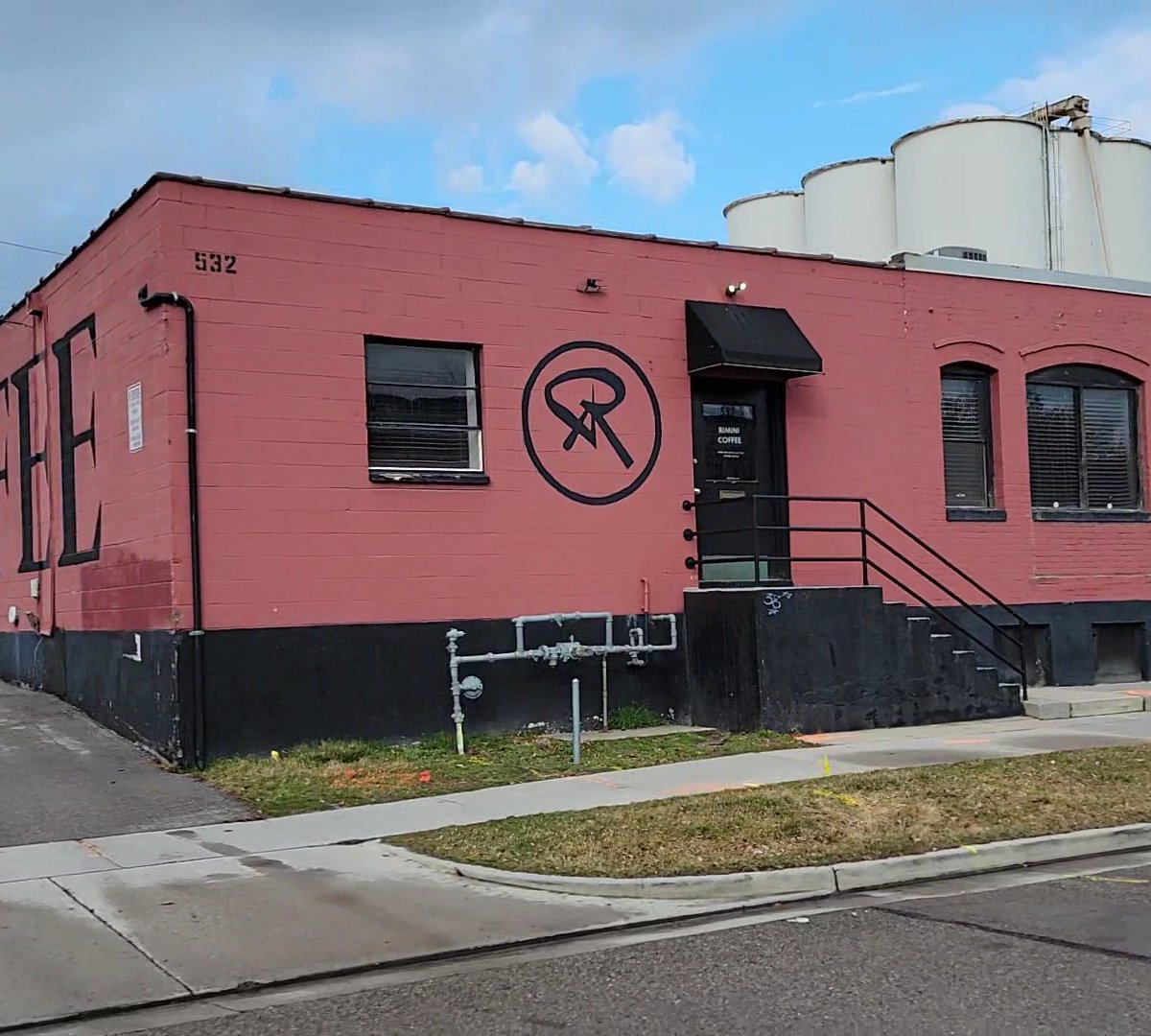 Storefront of Rimini Coffee, specialty coffee shop in Salt Lake City