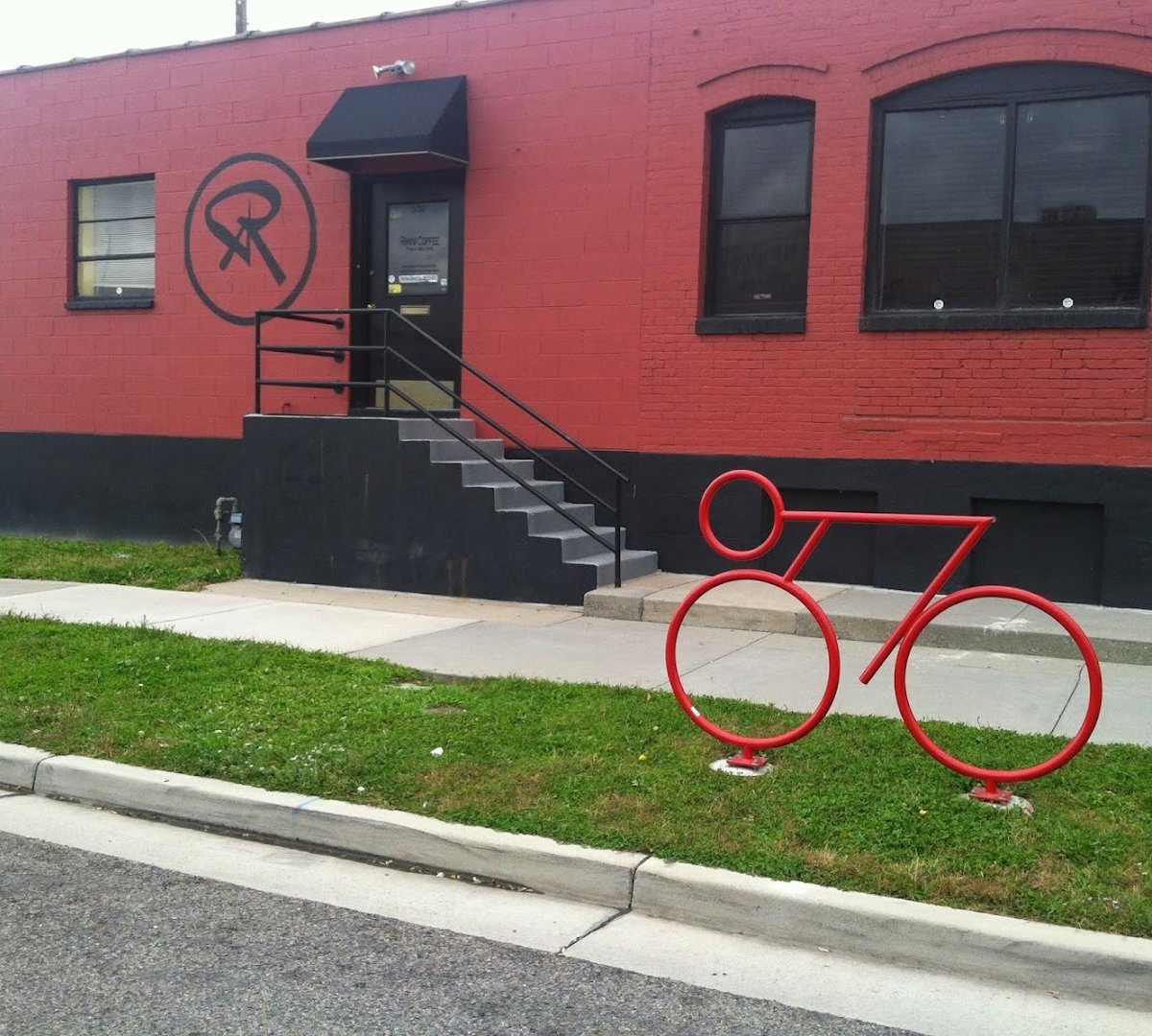 Storefront of Rimini Coffee, specialty coffee shop in Salt Lake City