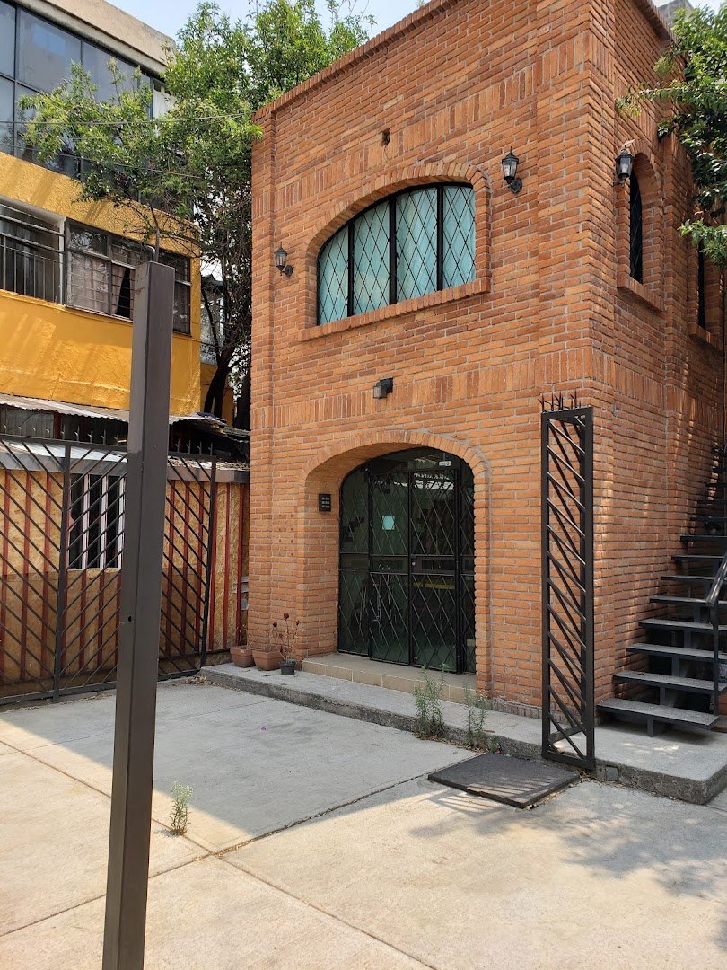 Storefront of Pólvora Café, specialty coffee shop in Mexico City