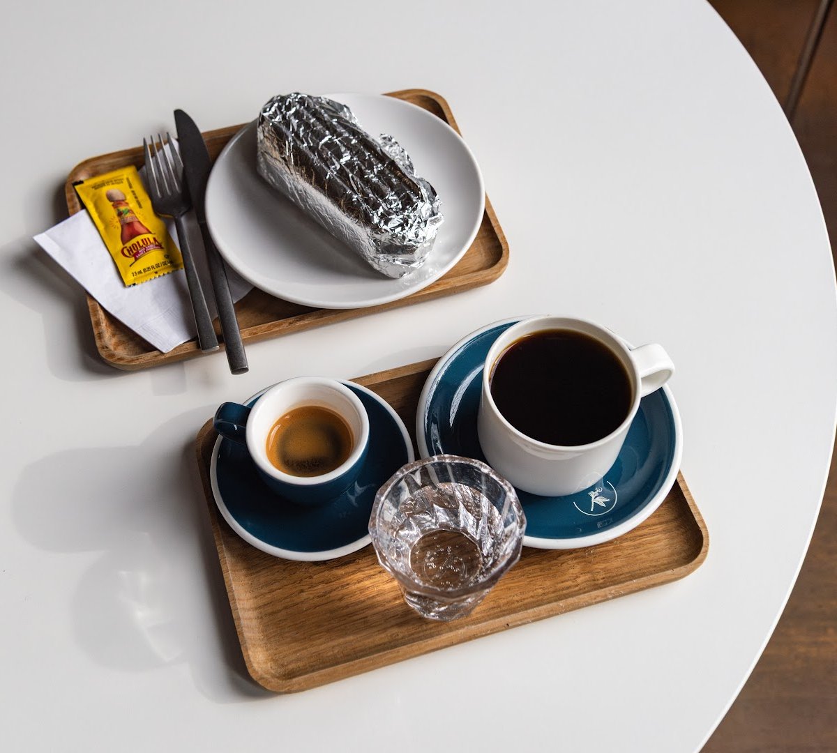 Coffee at Lekko Coffee, specialty coffee shop in Cleveland